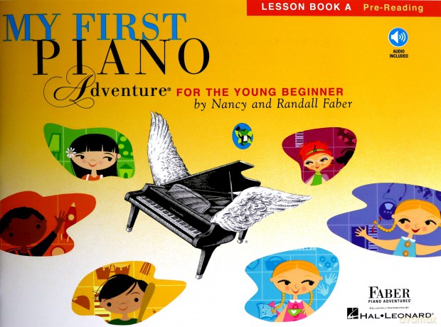 My First Piano Adventure Lesson Book A.: Lesson Book A: Pre-Reading - Nancy Faber [KSIĄŻKA]