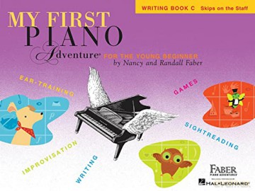 My First Piano Adventure Writing Book C.: For the Young Beginner (Piano Adventure's) - Nancy Faber [KSIĄŻKA]