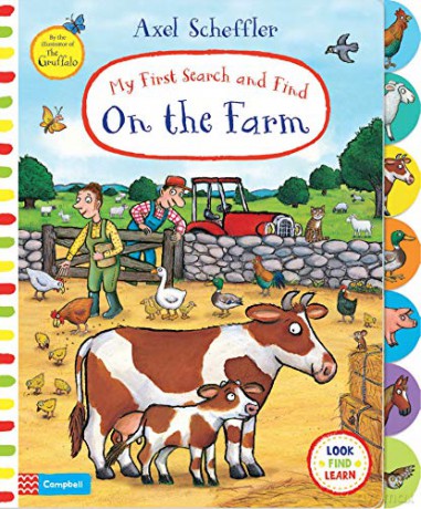 My First Search and Find: On the Farm (Campbell Axel Scheffler, 20) - Campbell Books [KSIĄŻKA]