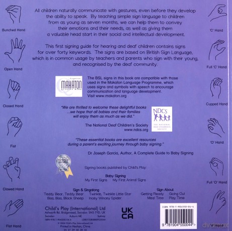 My First Signs: BSL (Baby Signing) - Annie Kubler [KSIĄŻKA]