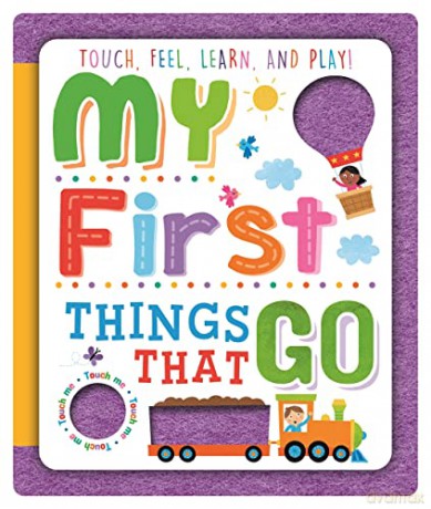 My First Things That Go (Sensory Felt Book) - Igloo Books [KSIĄŻKA]