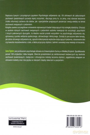 Psychologia odżywiania się. Od zdrowych do zaburzonych zachowań żywieniowych [KSIĄŻKA]