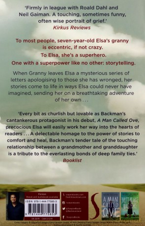 My Grandmother Sends Her Regards and Apologises - Fredrik Backman [KSIĄŻKA]