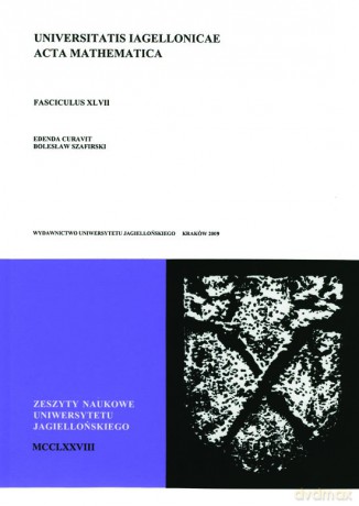 Universitatis Iagellonicae Acta Mathematica, zeszyt 47 [KSIĄŻKA]