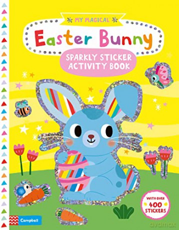 My Magical Easter Bunny Sparkly Sticker Activity Book (Campbell My Magical, 17) - Campbell Books [KSIĄŻKA]