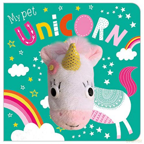 My Pet Unicorn (board book with finger puppet) - Make Believe Ideas [KSIĄŻKA]
