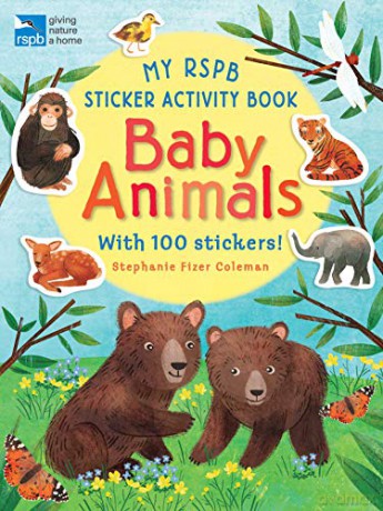 My RSPB Sticker Activity Book: Baby Animals - Stephanie Fizer Coleman [KSIĄŻKA]