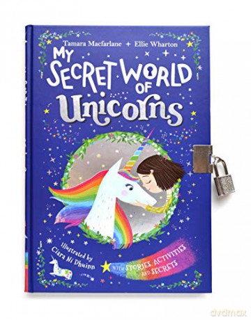 My Secret World of Unicorns: lockable story and activity book - Ellie Wharton [KSIĄŻKA]