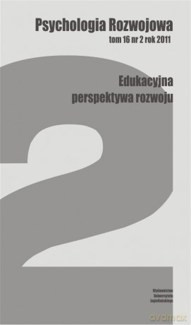 Psychologia Rozwojowa, tom 16 nr 2 rok 2011. Edukacyjna perspektywa rozwoju [KSIĄŻKA]