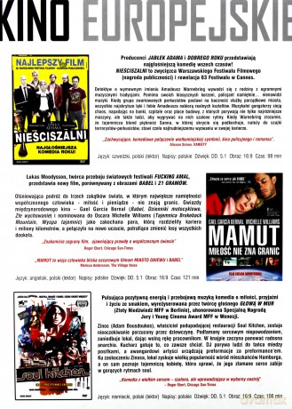 Kino Europejskie: Mamut / Soul kitchen / Nieściszalni [BOX] [3DVD]