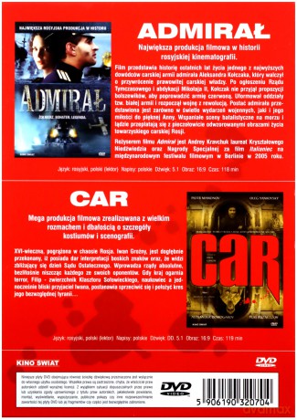 Kino Rosyjskie: Admirał / Car [BOX] [2DVD]