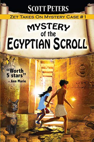 Mystery of the Egyptian Scroll: Adventure Books For Kids Age 9-12 (1) - Scott Peters [KSIĄŻKA]