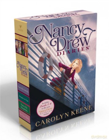 Nancy Drew Diaries: Curse of the Arctic Star; Strangers on a Train; Mystery of the Midnight Rider; Once Upon a Thriller - Carolyn Keene [KSIĄŻKA]