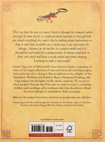 Nanny Ogg's Cookbook: a beautifully illustrated collection of recipes and reflections on life from one of the most famous witches from Sir Terry Pratchett's bestselling Discworld series - Terry Pratchett [KSIĄŻKA]