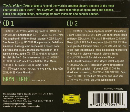 Bryn Terfel: The Art Of Bryn Terfel [2CD]