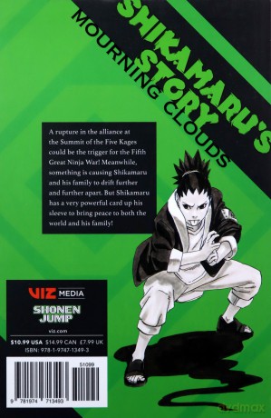 Naruto: Shikamaru's Story--Mourning Clouds (Naruto Novels) - Kishimoto Masashi [KSIĄŻKA]