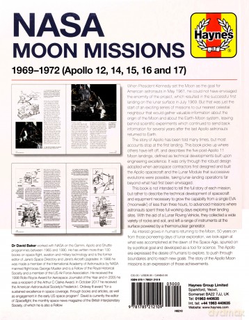 NASA Moon Missions Operations Manual: 1969-1972 (Apollo 12, 14, 15, 16 and 17) (Haynes Manuals) - David Baker [KSIĄŻKA]