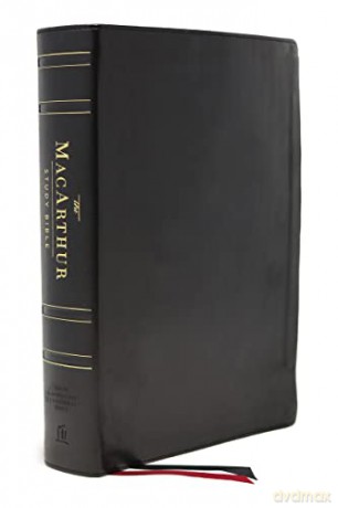 NASB, MacArthur Study Bible, 2nd Edition, Genuine Leather, Black, Thumb Indexed, Comfort Print: Unleashing God's Truth One Verse at a Time - Bibles - Thomas Nelson [KSIĄŻKA]