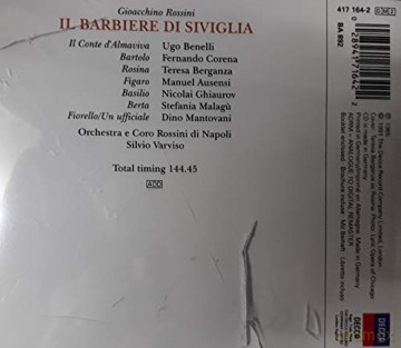 Berganza/Ausensi: Rossini:Il Barbiere Di Siviglia [2CD]
