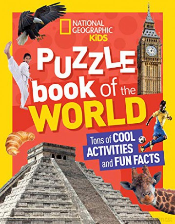 National Geographic Kids Puzzle Book of the World - National Kids [KSIĄŻKA]