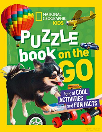 National Geographic Kids Puzzle Book: On the Go - National Geographic Kids [KSIĄŻKA]