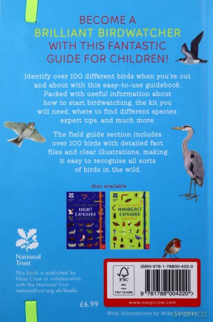 National Trust: Out and About Bird Spotter - A children's guide to over 100 different birds - Robyn Swift [KSIĄŻKA]
