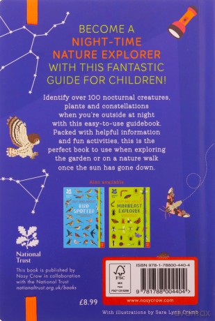 National Trust: Out and About Night Explorer: A children's guide to over 100 insects, animals, birds and stars - Robyn Swift [KSIĄŻKA]
