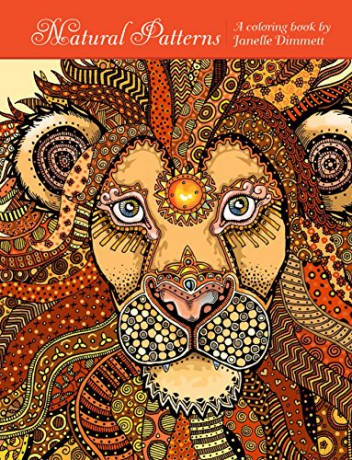 Natural Patterns a Coloring Book by Janelle Dimmett - Janelle Dimmett [KSIĄŻKA]