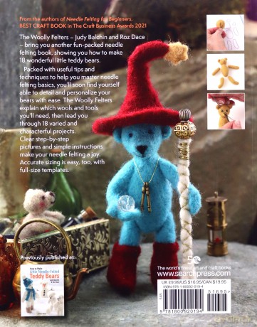 Needle Felting Teddy Bears for Beginners - Roz Dace [KSIĄŻKA]