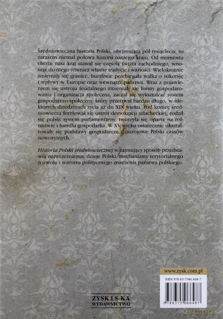 Historia Polski średniowiecznej - Marek Kazimierz Barański [Książka]