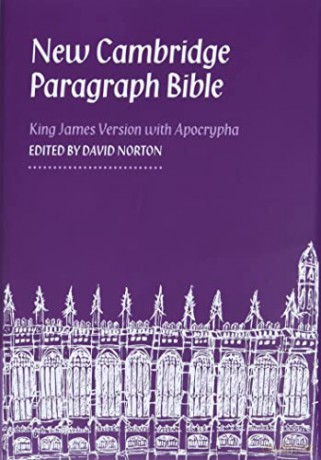 New Cambridge Paragraph Bible with Apocrypha, KJ590:TA: Personal size - Bible [KSIĄŻKA]