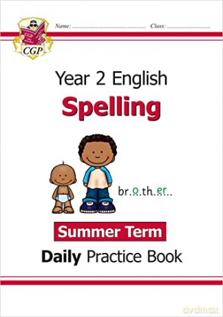 New KS1 Spelling Daily Practice Book: Year 2 - Summer Term (CGP KS1 English) - CGP Books [KSIĄŻKA]