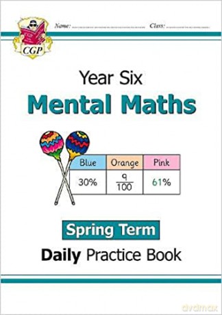 New KS2 Mental Maths Daily Practice Book: Year 6 - Spring Term (CGP KS2 Maths) - CGP Books [KSIĄŻKA]