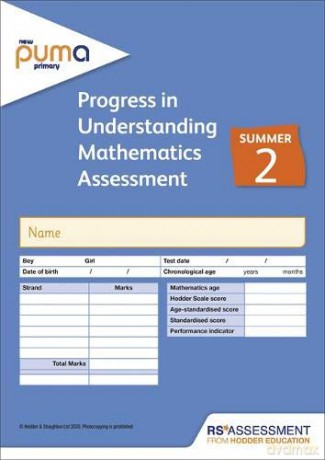 New PUMA Test 2, Summer PK10 (Progress in Understanding Mathematics Assessment) - Caroline Cooke [KSIĄŻKA]