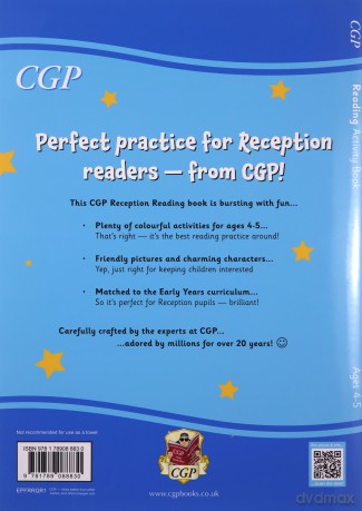 New Reading Activity Book for Ages 4-5 (Reception): perfect for children starting school (CGP Reception Activity Books and Cards) - CGP Books [KSIĄŻKA]