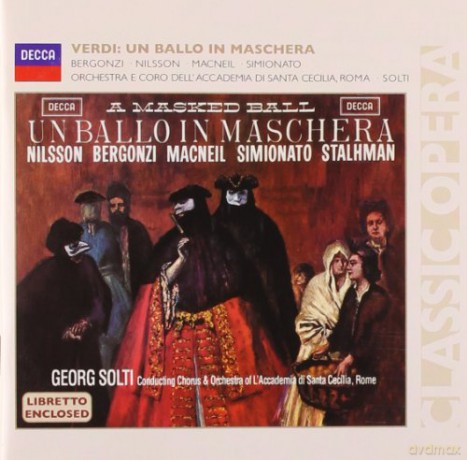 Bergonzi: Verdi:Un Ballo In Maschera [2CD]
