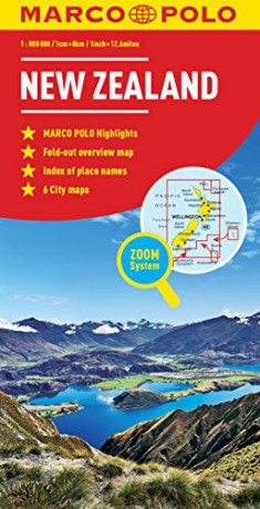New Zealand Marco Polo Map (Marco Polo Maps) - Marco Polo [KSIĄŻKA]