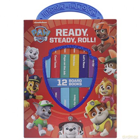 Nickelodeon - Paw Patrol - Book Block My First Library 12-Book Set - PI Kids - Editors of Phoenix International Publications [KSIĄŻKA]