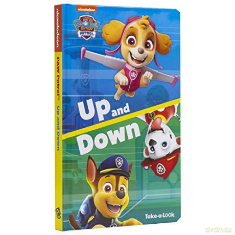 Nickelodeon PAW Patrol - Up and Down Take-a-Look Board Book - Look and Find - PI Kids - Emily Skwish [KSIĄŻKA]