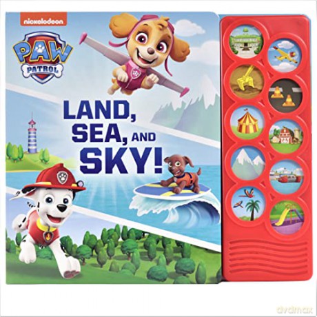 Nickelodeon Paw Patrol: Land, Sea, and Sky! - Pi Kids [KSIĄŻKA]