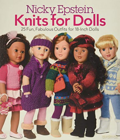Nicky Epstein Knits for Dolls: 25 Fun, Fabulous Outfits for 18-Inch Dolls - Nicky Epstein [KSIĄŻKA]
