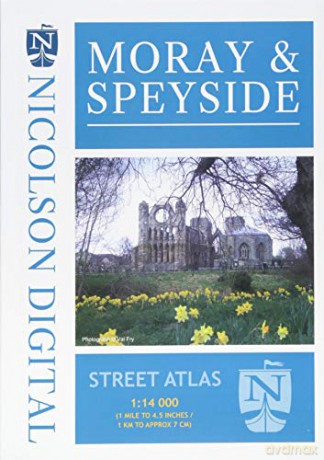 Nicolson Street Atlas Moray and Speyside - Nicolson Digital Ltd [KSIĄŻKA]