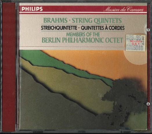 Berl.Philh.Oktett: Bram:Streich-Quintette [CD]