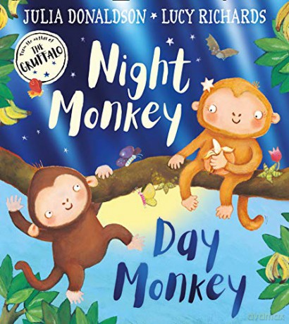 Night Monkey, Day Monkey: Julia Donaldson's bestselling rhyming picture book - now with a fabulously foiled cover! - Lucy Richards [KSIĄŻKA]