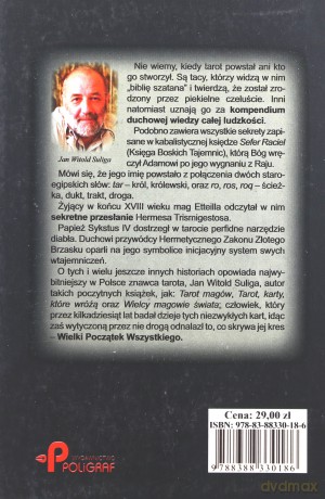 Biblia szatana. Dzieje kart tarota - Jan Witold Suliga [KSIĄŻKA]