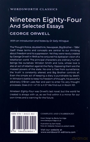 Nineteen Eighty-Four: A Novel (Wordsworth Classics) - George Orwell [KSIĄŻKA]