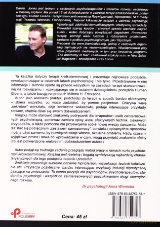 Psychoterapia krótkoterminowa. Jak stać się terapeutą - Daniel Jones [KSIĄŻKA]