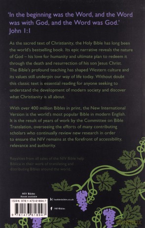 NIV Holy Bible (Hodder Classics) (New International Version) - New International Version [KSIĄŻKA]