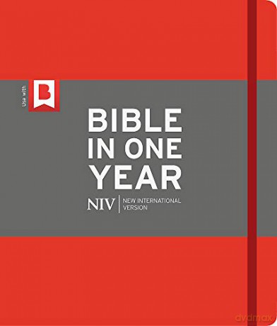 NIV Journalling Bible in One Year: Red - New International Version [KSIĄŻKA]