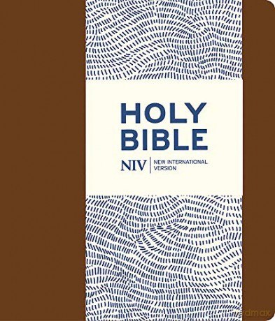 NIV Journalling Brown Imitation Leather Bible with Clasp (New International Version) - New International Version [KSIĄŻKA]